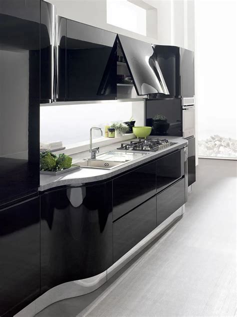 cucina versace nera|Cucine Nere di Design: 60 Modelli che vi Conquisteranno.